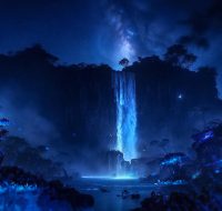 AI奇幻短剧场景截图，展示AI生成的东方神话风格山海异兽画面
